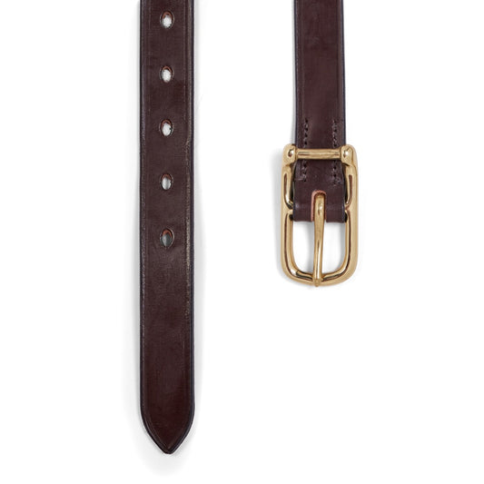 Wigmore Bridle Leather Belt in Brown